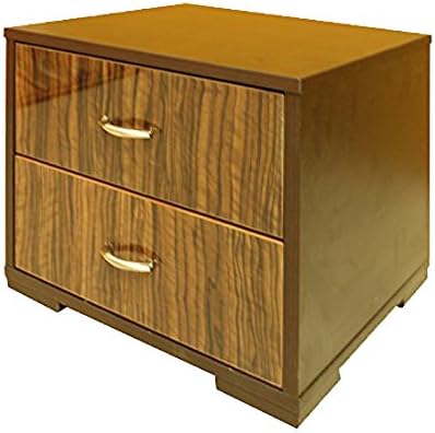 Evok Cosmo Engineerwood Night Stand Bed Side Table, Brown