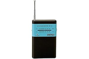 DAEWOO INTERNATIONAL Daewoo DRP-100B Negro+Azul Radio-Reloj, No Aplica