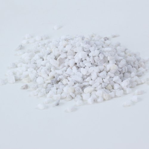 Granulat Dekosand Sand Streudeko Steine Dekosteine, 2 - 3 mm Korngröße, 1kg im Beutel (weiß)