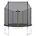 Produktbild Trampolin.one by Ultrasport Outdoor Trampolin Starter, Kindertrampolin, Gartentrampolin Komplettset inklusive Sprungmatte, Sicherheitsnetz und Randabdeckung, Schwarz, 244 cm