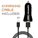 Tech Sense Lab CE & FCC Certified, 3.4A Dual USB Fast Car Charger Includes 1 Micros USB Cable Rated At 480mbps (Black n Gold) RS.549.00