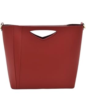 AMALIA Henkeltaschen Schultertaschen Handtaschen Tasche Damen Echtes Leder Made in Italy