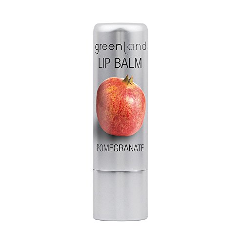 Preisvergleich Produktbild Greenland Lippenpflege Granatapfel / Natürliches Lippenbalsam Ohne Tierversuche / Verwöhnender Lip Balm für optimale Lippen Feuchtigkeit