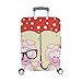 Produktbild Grußkarte Zwei Schweine Regenschirm Spandex Trolley Reisegepäck-Schutzkoffer-Abdeckung 28,5 X 20,5 Zoll