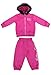 Little Girls Baby Infant Full Fleece Tracksuit Hoody Pant Diamante Glitter 30-36