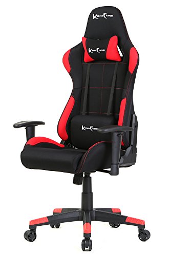 Kingcore Ergonomic Gaming Chair Racing Style High-back Office Chair With Lumbar Cushion and Headrest Pillow