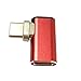 Produktbild CHOULI Aluminum Mini USB to Type-C Magnetic Elbow Adapter Fast Charging Converter Red