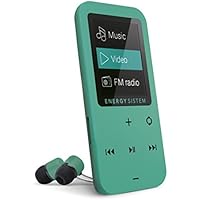Energy Touch - Reproductor MP4 (8 GB, botones táctiles, radio FM, microSD), menta