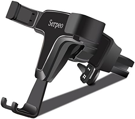 Car Phone Holder, Serpeo Universal Gravity Air Vent Phone Mount Cradle for iPhones X 8 7 6s 6 plus, Samsung Galaxy Note8 S8 plus Moto LG Huawei P10 Asus HTC Nexus and GPS devices