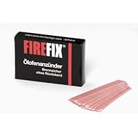 FIREFIX 2077 Ölofen-Anzünder, 100 Stück Paraffingetränktes Löschpapier