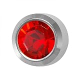 Studex julio/Rubí Mini 2 mm de ajuste de bisel de acero inoxidable Ear...