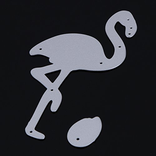 Amazingdeal365 Flamingo Metall Form Schablonen Schneiden DIY Dekor Sammelalbum Karten Buchzeichen Lesezeichen als Geschenk für Freunde Geburtstag Kinder,Kindergarten Hobby Schule Handarbeit Unterricht usw. Ein tolles Geschenk! - 6