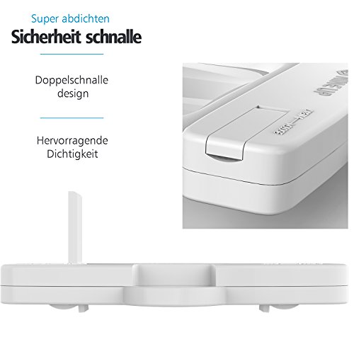 Custodia impermeabile Airbag Galleggiamento Universale per Fino a 6 Pollici Cellulare/Smartphone, NINE-UP Waterphoof Cover Case Custodia Impermeabile Permette il Riconoscimento Dell'impronta Digitale,Touch Screen Sacchetto Impermeabile Borsa Cellulare per iPhone 7/6/6s/se, Samsung /S7/S7 Edge/S6/J5, Huawei P9/P9 lite/P8, Asus Zenphone ecc(White, 6 inch)