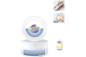 NOLACE 2 pezzi Crema Per La Pulizia Della Scarpa Bianca,Crema Bianca Per La Pulizia Delle Scarpe,Crema Multifunzionale for la Pulizia,Smacchiatore per Scarpe Ginnastica Bianche,Crema Detergente 260g Multiuso
