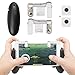 Produktbild EAONE Mobile Game-Controller, Sensitive Shoot Aim Trigger Fire Buttons Tragbares Gamepad mit 2 Saugnäpfen für PUBG/Fortnite/Regeln des Survival/Messer Out Passt auf iOS Android 11,9-16,5 cm Handy
