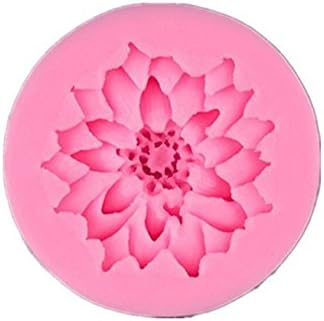 DIY Baking Tools Lotus Flower Shaped Silicone Soap / Candy / Chocolate Mould for Cake Decorating