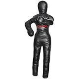 Dummy de mejor calidad. KICK MMA Jiu Jitsu brasileño Grappling Dummy MMA Training - Bolsa para Hombre sin Relleno - No 137 - KICKMMA.KICK400030-70, 178 cm, Negro