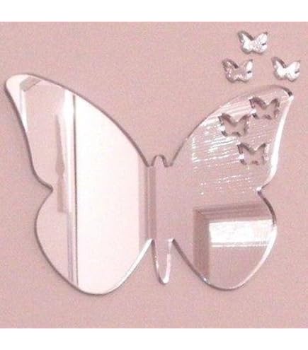 Sendmeamirror Specchio Lettera L In Acrilico Infrangibile 10 Cm - Con Fissaggi Adesivi - 2