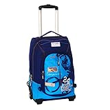 Dos ruedas de 70mm Spirit Spirit Biker Maleta 48 cm, 35 litros, Azul