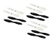 Produktbild HMF 24940 - 3 x Propeller Set (12 Rotoren), passend für Hubsan H107 X4, H107-02, Revell 24090, QS 550 XS, RC Quadrocopter Ersatzteile