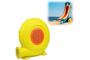 YUENFONG 450 W fläkt hoppborg, luftpump, elektrisk fläktpump med plast, golvspikar, luftfläkt för uppblåsbara leksaker (450 m³/H 1750 Pa