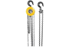 Winchpro - Palan À Chaîne Manuel Charge De 2000kg, Hauteur De Levage De 3 Mètres, Avec Frein De Sécurité, Fabriqué En Alliage D'acier Traité Thermiquement