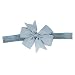 niceEshop(TM)16Pcs Baby Girls Headbands Ribbon Hair Bow Tie Hair Bands(Random Color)