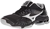  Mizuno - Zapatillas para Volleyball Wave Bolt 7 para Mujer, Negro (Negro/Plateado), Women\'s 8.5 B US