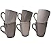 Produktbild 6 XXL Kaffeebecher Set Keramik 400ml in 6 schönen Pastell Farben für Ihr liebstes Heißgetränk für Kaffee, Cappuccino und Latte Macchiato