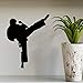 Produktbild JXYY Jungen Wandtattoo Taekwondo Junge Kämpfer Gym Sport Martial Arts Home Gym Design Innen Vinyl Aufkleber Wohnzimmer Decor A127 71x56 cm