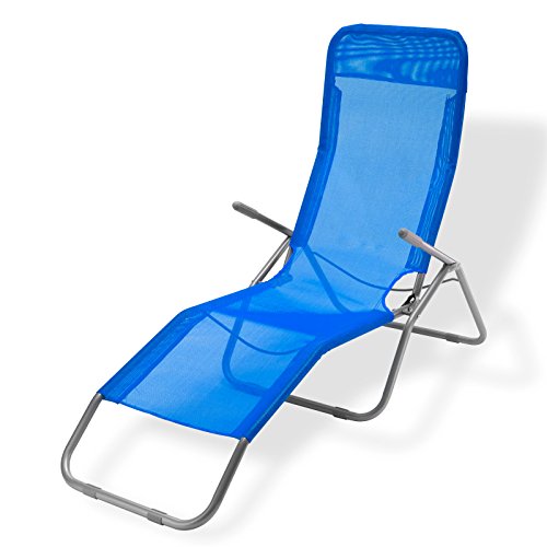 Preisvergleich Produktbild DEMA Kippliege "Virginia Beach" blau