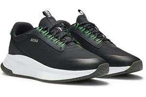 BOSS Męskie TTNM EVO_Runn_rsth Running Black, 40 UK, Czarny, 41 EU