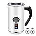 Produktbild Homitt Milchaufschäumer, 500W automatische Milchschäumer für Kaffee, Milch erwärmen, Milchaufschäumer elektrisch, Milch warm und kalt aufschäumen, 2 Schneebesen Erhitzen- Weiß