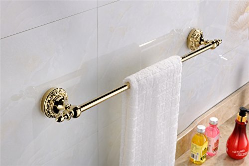 Weare Home Badzubehör Modern Ti-PVD Finish Messing Material Farbe Gold Wandmontage Handtuchhalter Handtuchstange Badzimmer Accessories