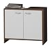 Produktbild FMD 901-007 Waschbeckenunterschrank Madrid 7 B/H/T ca. 64 x 56,5 x 33 cm zwetschge/weiß