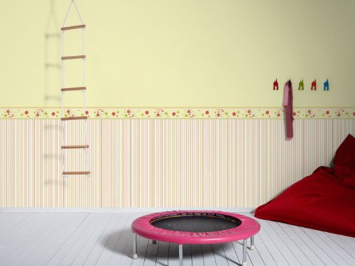 Esprit Kids 219039 Vliestapete Lucky Love, Mustertapete, gelb/weiß - 5