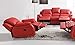 Produktbild Mapo Möbel Voll-Leder Sofagarnitur Fernsehsofas Relaxsofas 5129-3+1-8401
