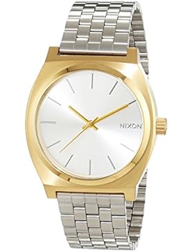 Nixon Damen-Armbanduhr Time Teller Gold / Silver  Analog Quarz Edelstahl A0452062-00