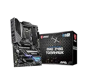 MSI MAG Z490 Tomahawk Motherboard (ATX, 10th Gen Intel Core, LGA 1200, DDR4, 2X M.2, USB 3.2, Type-C, 2.5G LAN, RGB)