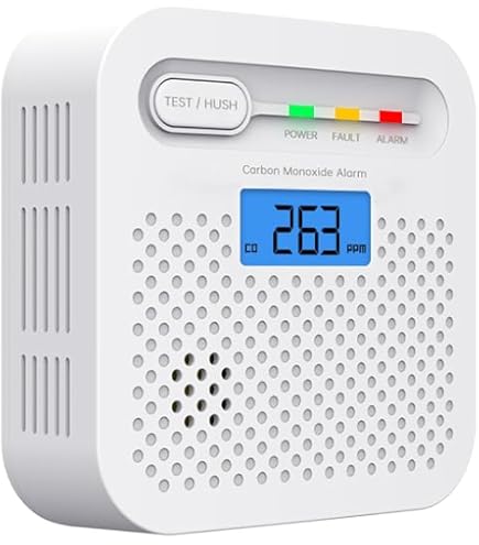 Co2 Messgerät Kalrin CO Melder Kohlenmonoxid Melder Mit Akkurater Sensor Für 10 Smart Home