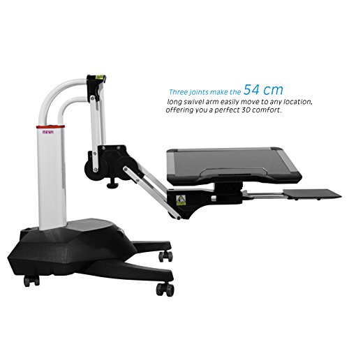 HAVIT Multifunktionale 360° Verstellbare Laptop Computer Notebook Schreibtisch, beweglicher Notebook-Tisch für Bett und Sofa (KSR-01) - 5