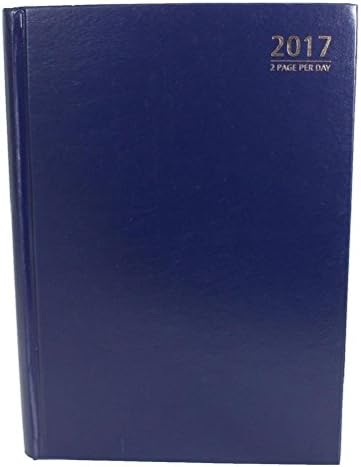 Tallon 2017 A4 Hardback 2 Page a Day Diary 3589 - Navy
