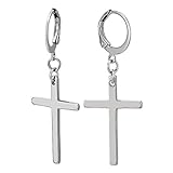 aro cruz colgante hombre gálibo: 0.9MM(0.04")espesor; Dimensión: longitud: 44MM(1.73"); ancho:16MM(0.63")