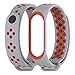 Produktbild jieGREAT 💖 Sportband Räumungsverkauf 💖 , Langlebig ersatz TPU Anti-Off Armband Sport Armband für xiaomi mi Band 4 (Orange)