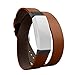 Produktbild Janly_Uhr Strap Band,Janly Doppelte Tour Lederarm Band für Fitbit Inspire (Braun)