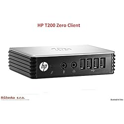 HP t200 - Ordenador de sobremesa Mini (Windows MultiPoint Server 2011, 343 g, 3 W, Stereo audio, 136 x 91 x 35 mm, Gigabit Ethernet)