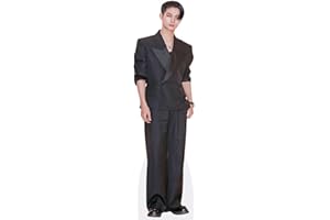 CELEBRITY CUTOUTS Nishimura Riki (Black Outfit) a grandezza naturale
