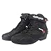 Produktbild LZLHYH Motorradstiefel Motorrad-Reiten Leichte Atmungsaktiv Fashion Schutz Anti-Drop-Komfort Off-Road-Leder-Schutz Anti-Kollisions Boot Reitschuhe,Schwarz,45