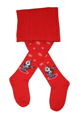 Baby and Children Tights. Santa and rock'n'roll:Size:12-18 months, Color: Red. Price from the manufacturer