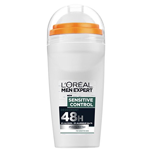 L'Oreal Men Expert Hydra Sensitive Roll On Deodorant 50ml Pack of 6